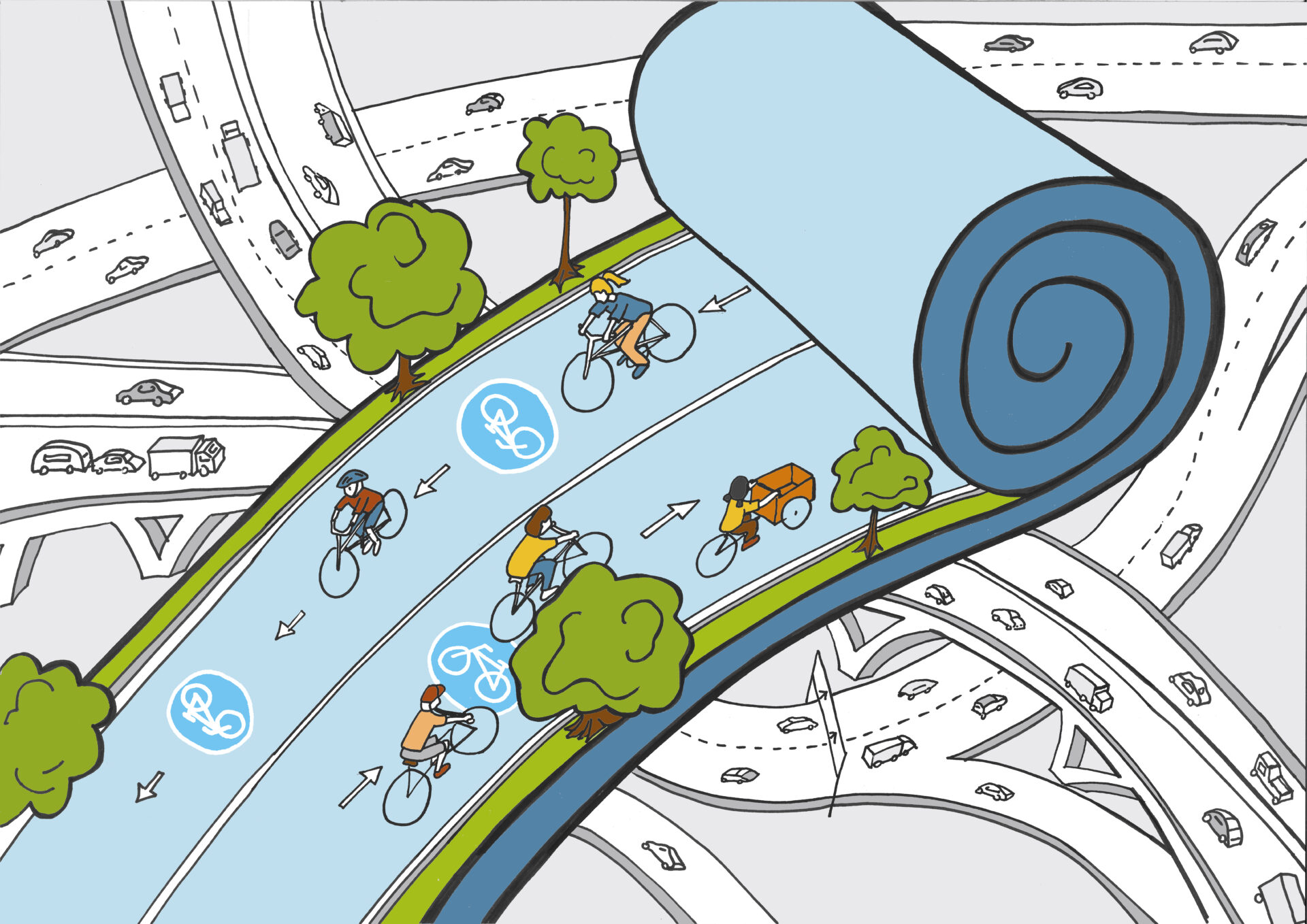 Illustration Wege Bereiten