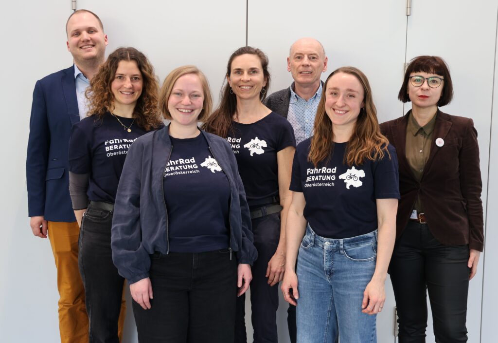 Teamfoto der Fahrradberatung OÖ