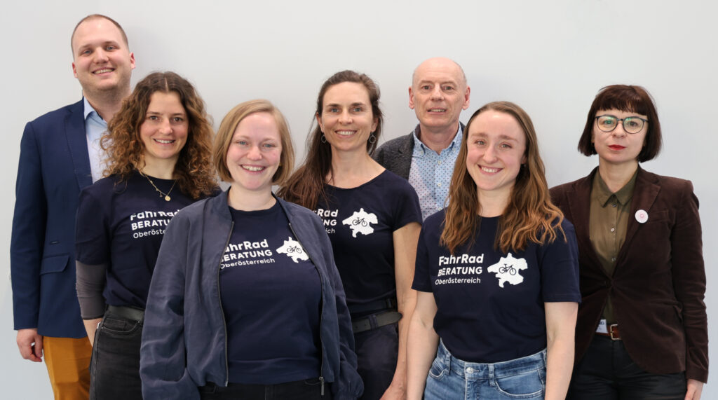 Teamfoto der Fahrradberatung OÖ